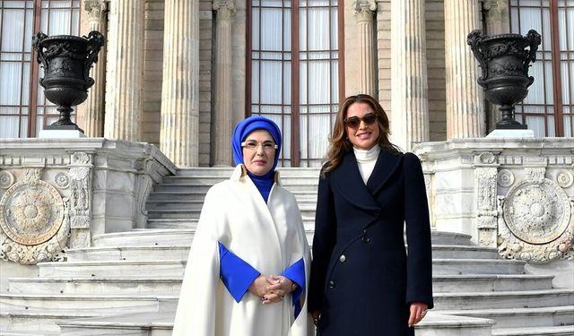 Emine Erdoğan, Ürdün Kraliçesi Rania ile bir araya geldi