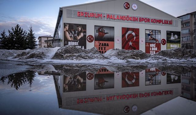 Erzurum'un modern salonları şehrin spor altyapısına güç kattı