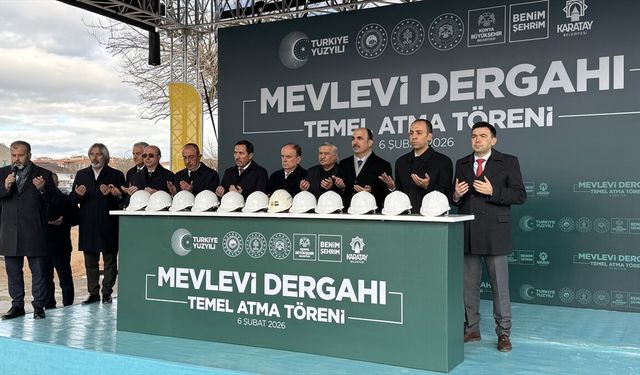 Konya'da Mevlevi Dergahı'nın temeli atıldı