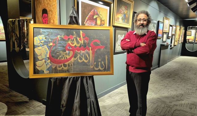 Ressam imam Adnan Yıldırım, 13. resim sergisinde İstanbul'u konu edindi