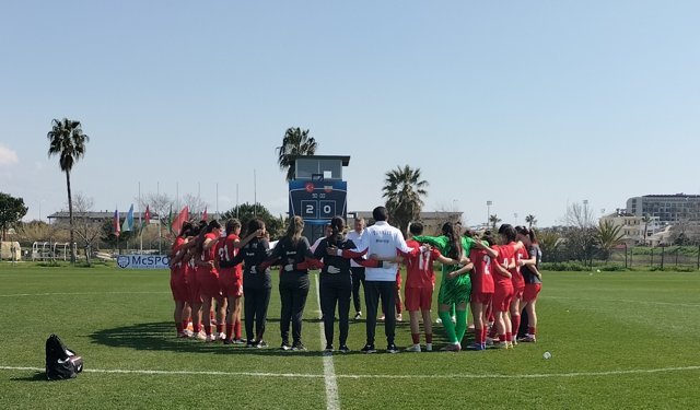 19 Yaş Altı Kadın Futbol Milli Takımı, Ekvator Ginesi'ni 2-0 yendi