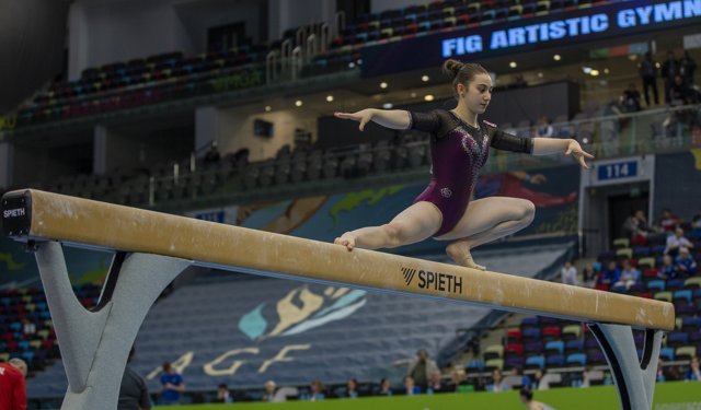 Artistik Cimnastik Dünya Kupası'nın ikinci günü tamamlandı