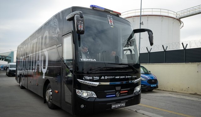 Beşiktaş kafilesi, Ankara'ya geldi