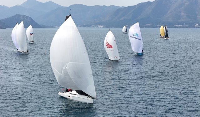 Marmaris MIYC Kış Trofesi Yat Yarışları'nın 4. ayağı başladı
