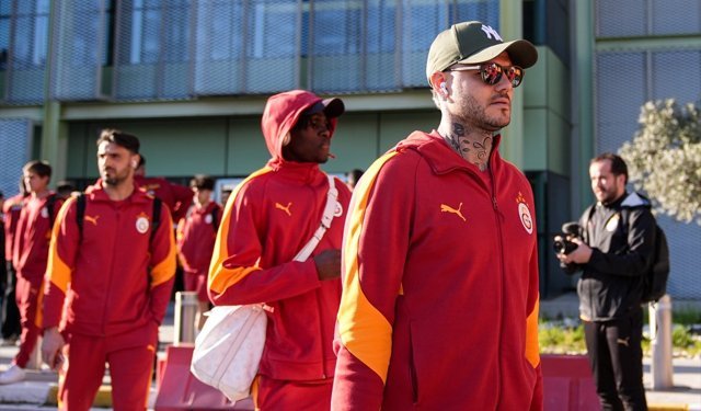 Galatasaray kafilesi, İzmir'e geldi