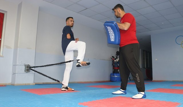 Milli para tekvandocu Osman Ertürk'ün gözü Avrupa şampiyonluğunda