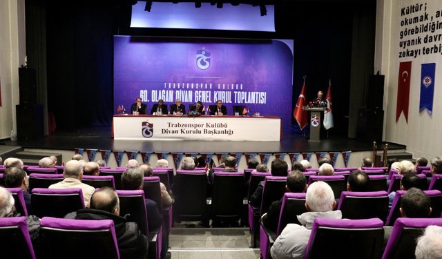 Trabzonspor 60. Olağan Divan Genel Kurul Toplantısı yapıldı