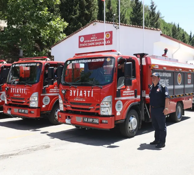 Muğla İtfaiyesi’ne 72 yeni araç