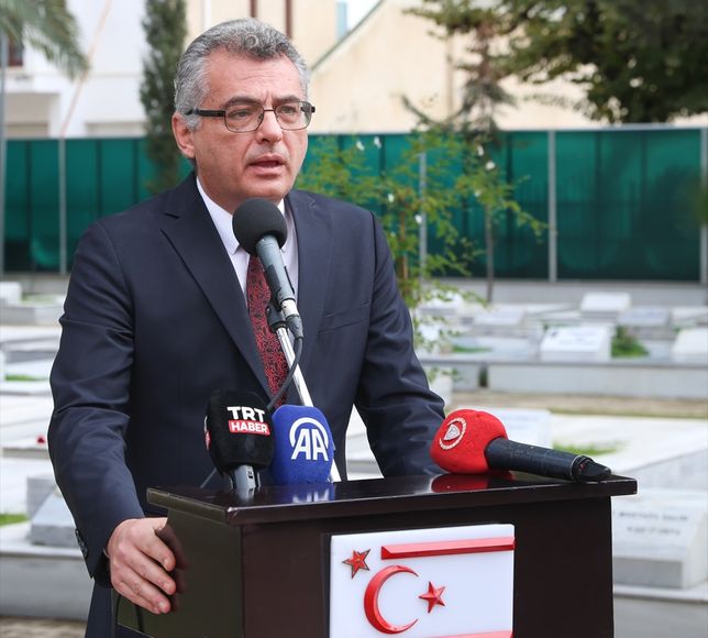 KKTC'de 21-25 Aralık Milli Mücadele ve Şehitler Haftası dolayısıyla tören düzenlendi