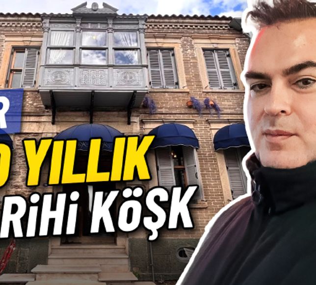 Uluslararası Gazeteci-Yazar Umut Yılmazkeçeci, İzmir’de 200 Yıllık Küçük Köşk’ü Ziyaret Etti