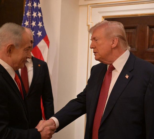ABD Başkanı Trump ile İsrail Başbakanı Netanyahu arasındaki görüşme başladı