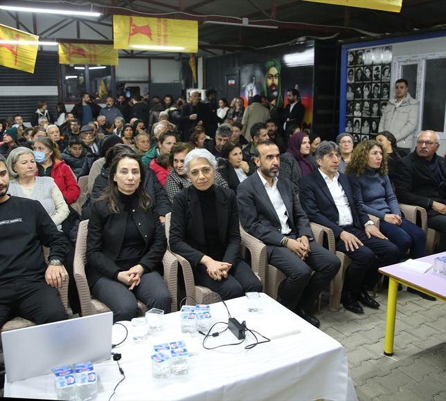 DEM Parti Eş Genel Başkanı Hatimoğulları, Adıyaman'da anma etkinliğine katıldı