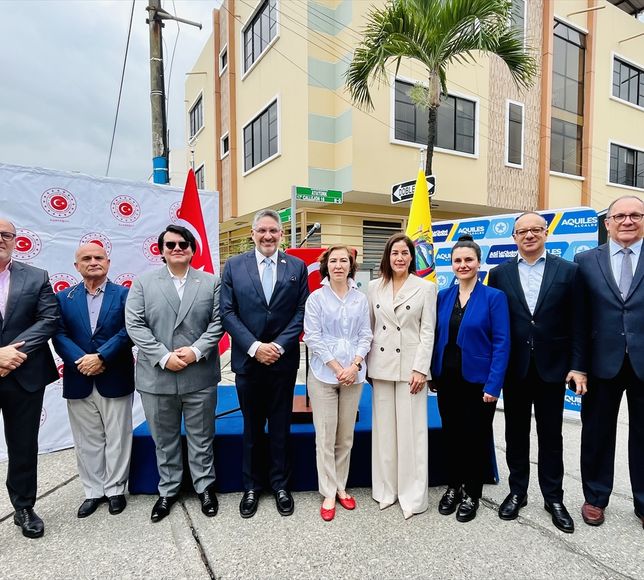 Ekvador'un Guayaquil kentinde Atatürk Sokağı'nın açılışı yapıldı