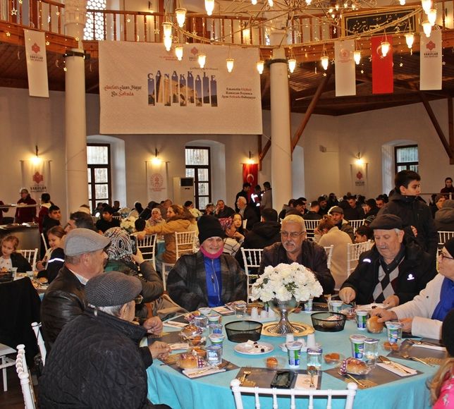 Gelibolu Mevlevihanesi'nde ilk iftar programı gerçekleştirildi