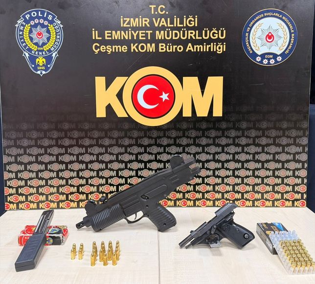 İzmir'de 14 yıl 22 gün kesinleşmiş hapis cezasıyla aranan suç örgütü üyesi yakalandı