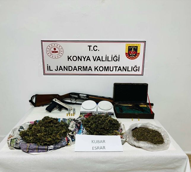 Konya'da uyuşturucu operasyonunda 1 şüpheli yakalandı