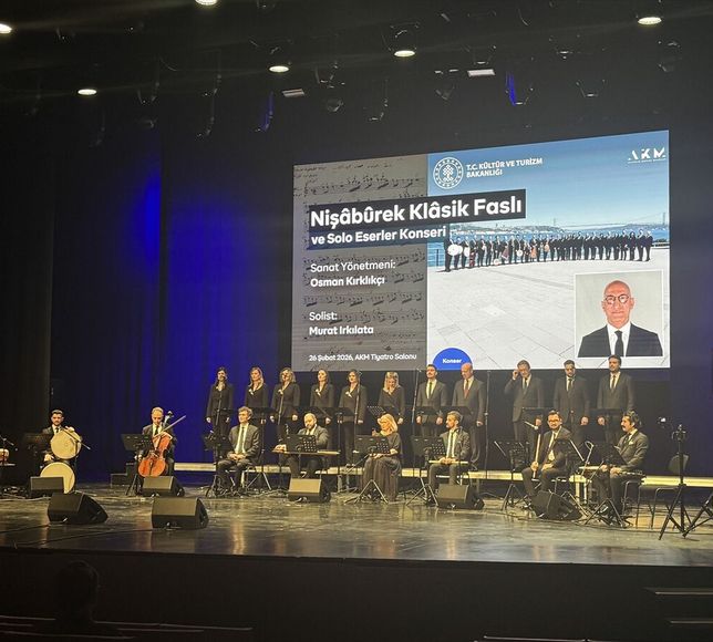 Nişaburek makamında klasik fasıl ve solo eserler AKM'de seslendirildi