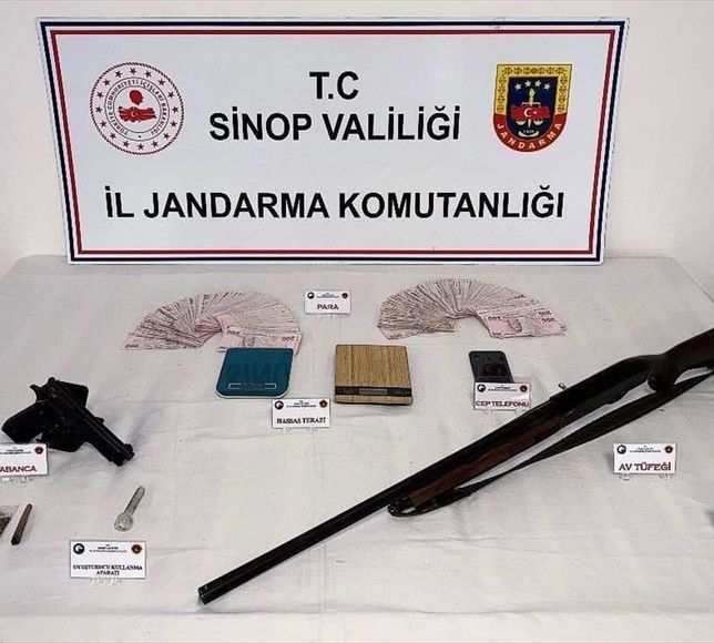 Sinop'ta uyuşturucu operasyonunda 2 kişi tutuklandı