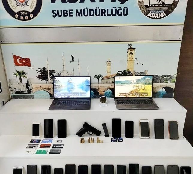 Adana merkezli dolandırıcılık operasyonunda 8 zanlı tutuklandı
