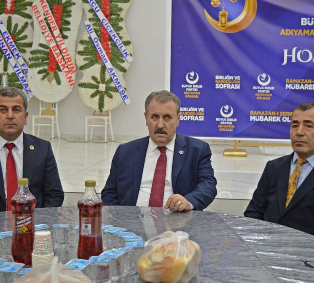 BBP Genel Başkanı Destici, Adıyaman'da iftar programına katıldı