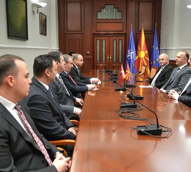 BBP Genel Başkanı Destici, Kuzey Makedonya'da çeşitli temaslarda bulundu