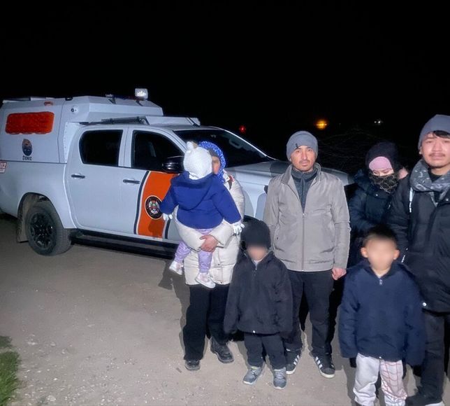 Çanakkale'de 7 düzensiz göçmen yakalandı