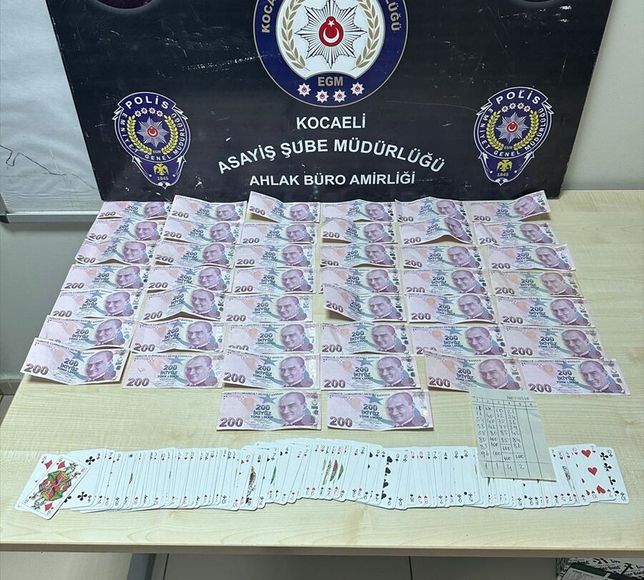 Kocaeli'de kahvehanede kumar oynatan kişi hakkında adli işlem