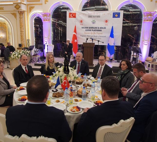 Kosova'da, Edirne Valiliği iftar programı düzenledi