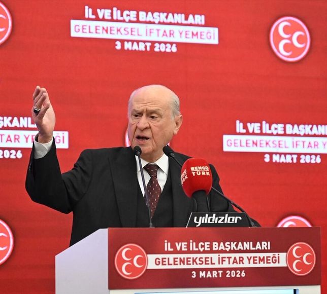 MHP Genel Başkanı Bahçeli, partisinin 'İl ve İlçe Başkanları Geleneksel İftar Programı'nda konuştu: