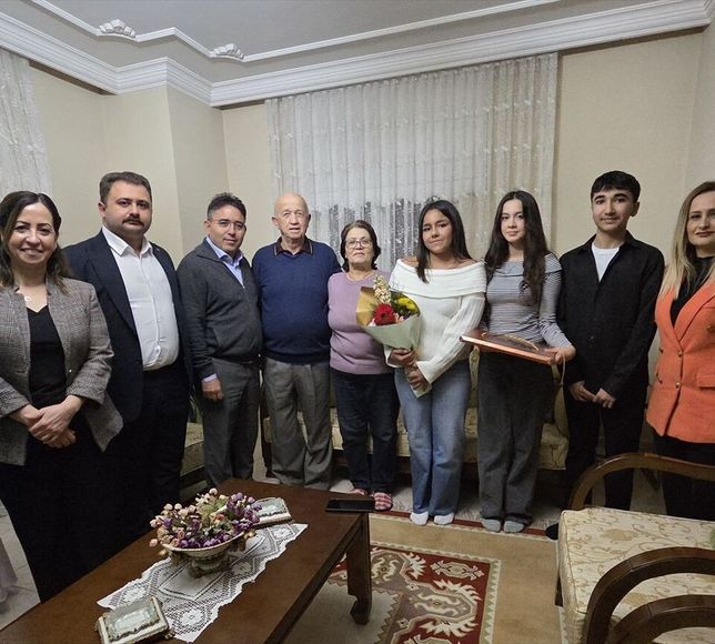 Muğla'da liselilerden muharip gazilere vefa ziyareti