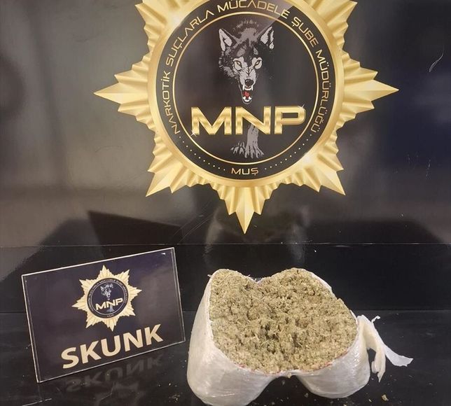 Muş'ta uyuşturucu operasyonunda bir şüpheli tutuklandı