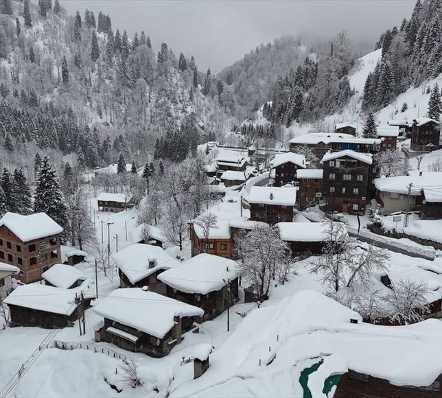 Rize, Artvin, Ordu ve Bayburt'ta soğuk hava etkisini sürdürüyor