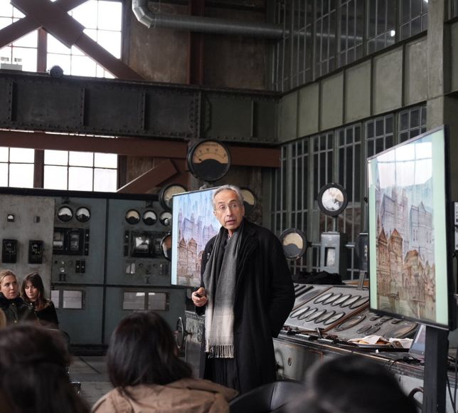 'Sergei Tchoban: Zaman Katmanları Arasında' sergisi Enerji Müzesi'nde açıldı