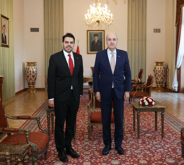 TBMM Başkanı Kurtulmuş, TİKA Başkanı Eren'i kabul etti