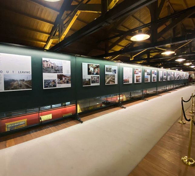 Ukrayna'daki demir yolu çalışanlarının hikayeleri İstanbul'da sanatseverlerle buluştu