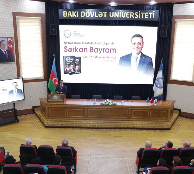 AK Parti İstanbul Milletvekili Bayram, hayatını konu alan 'Buğday Tanesi' filmini Bakü'de tanıttı