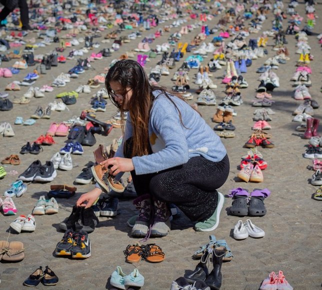 Amsterdam'da, İsrail saldırılarında ölen Filistinli çocuklar ve gazeteciler anıldı