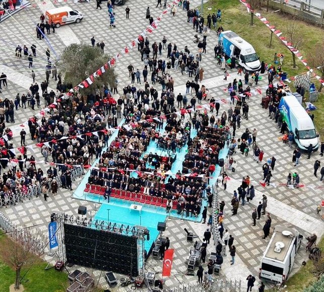 Arnavutköy'de toplu açılış ve temel atma töreni düzenlendi