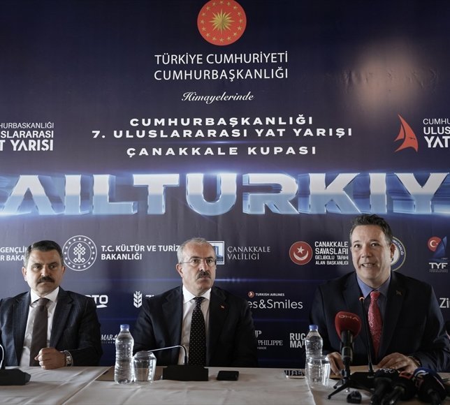 Cumhurbaşkanlığı Uluslararası Yat Yarışları Çanakkale Kupası'nın basın lansmanı yapıldı
