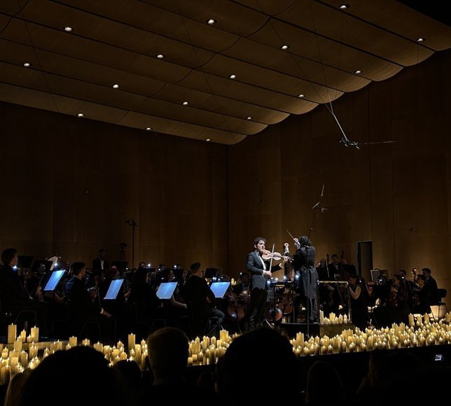 Elvin Hoxha Ganiyev, İstanbul Filarmoni Orkestrası eşliğinde AKM'de sahne aldı