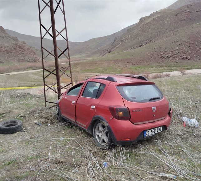 Hakkari'de elektrik direğine çarpan otomobildeki 1 kişi öldü, 1 kişi yaralandı