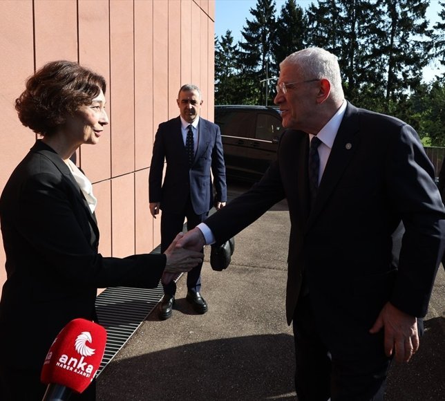 İYİ Parti Genel Başkanı Dervişoğlu, Avrupa Konseyi Türkiye Daimi Temsilcisi Golder ile görüştü