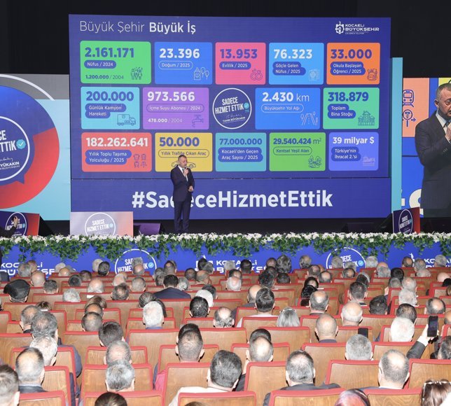 Kocaeli Büyükşehir Belediye Başkanı Büyükakın, iki yılda yapılan hizmetleri anlattı: