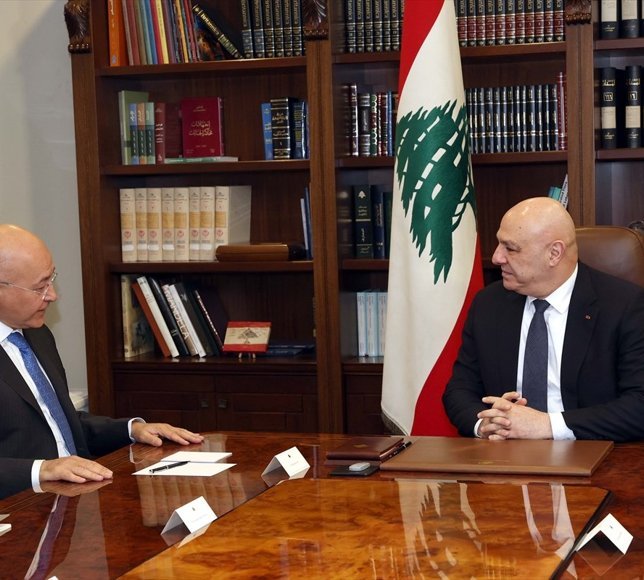 Lübnan Cumhurbaşkanı Avn: 'İsrail saldırıları büyük insani felakete yol açtı, ülke acil yardıma muhtaç'