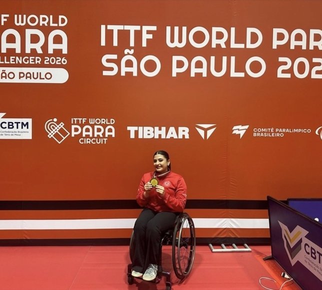 Milli para masa tenisçi İrem Oluk, Brezilya'daki turnuvada altın madalya kazandı