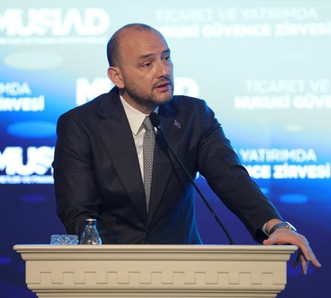 MÜSİAD Başkanı Özdemir, Ticaret ve Yatırımda Hukuki Güvence Zirvesi'nde konuştu: