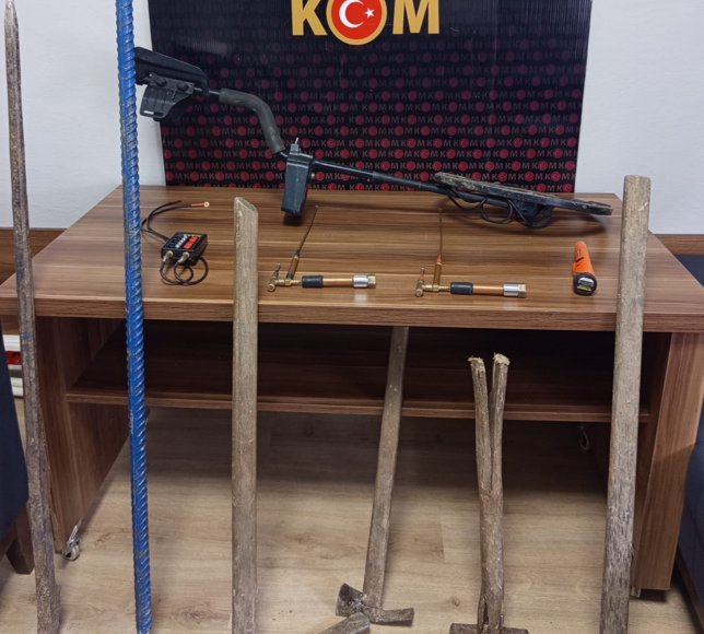 Ordu'da izinsiz kazı yapan 4 kişi suçüstü yakalandı