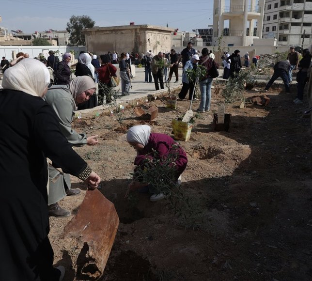 Şam'da 'İncir Bahçeleri' ile kayıpların anısı yaşatılıyor