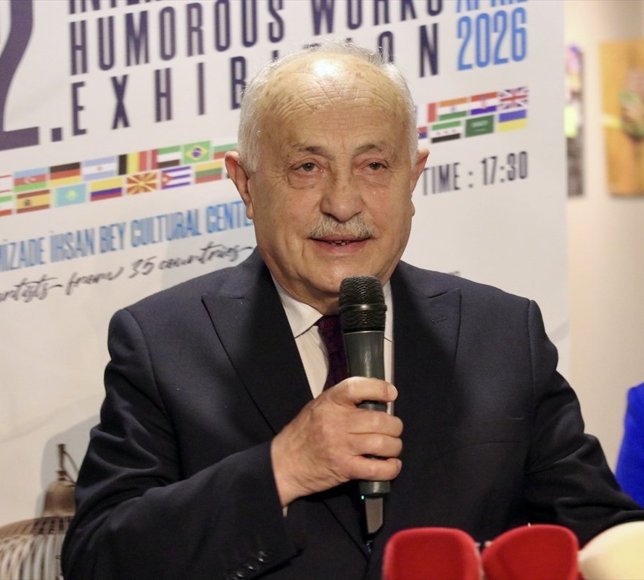 Trabzon'da '12. Uluslararası Görsel Mizahi Yapıtlar Sergisi' açıldı