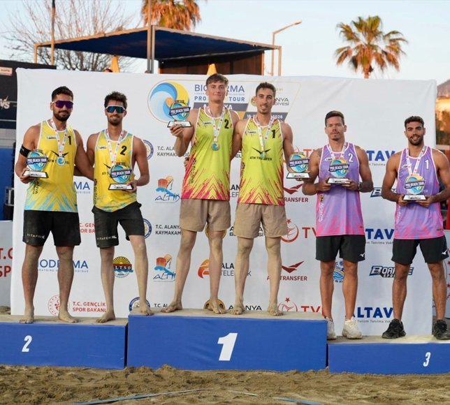 Uluslararası Bioderma Pro Beach Tour Alanya Grand Slam Şampiyonası sona erdi